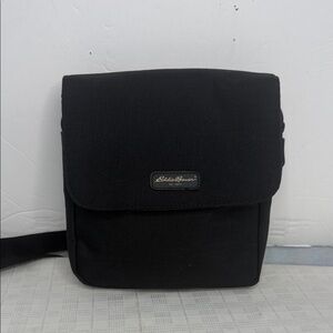Eddie Bauer Black Messenger Bag